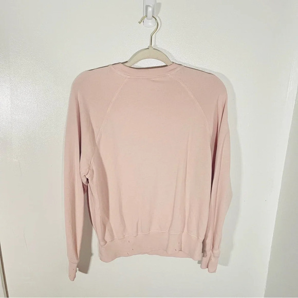 Zadig & Voltaire Rock Upper Print Sweatshirt Pink Distressed Punk Athleisure - Picture 7 of 9